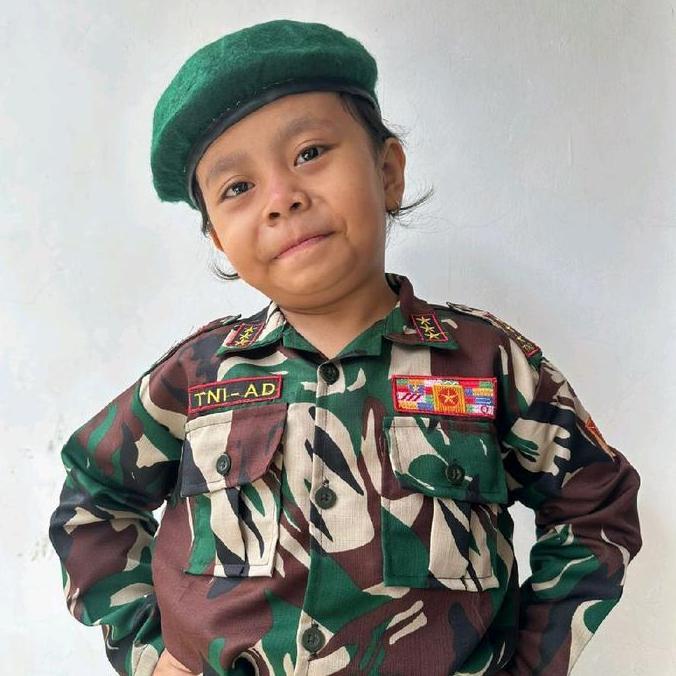 Ready Seragam Baju Profesi Anak Angkatan Darat Laki - Laki Perempuan