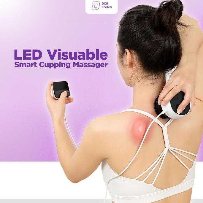 ORITO Digiliving- LED Visuable Smart Cupping Massager |Premium Cupping and Scraping Device for Effec