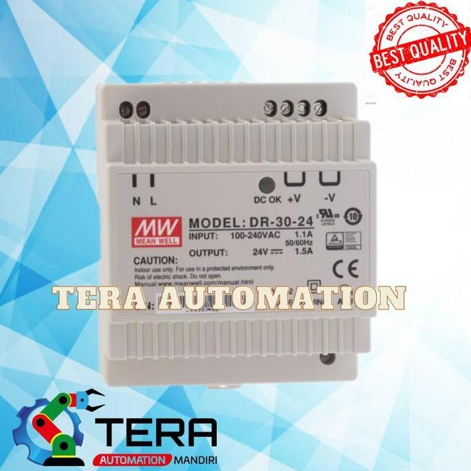 MVRA DR30-24 DR-30-24 DR 30 24 AC DC Converter 24V DIN Switching Power READ