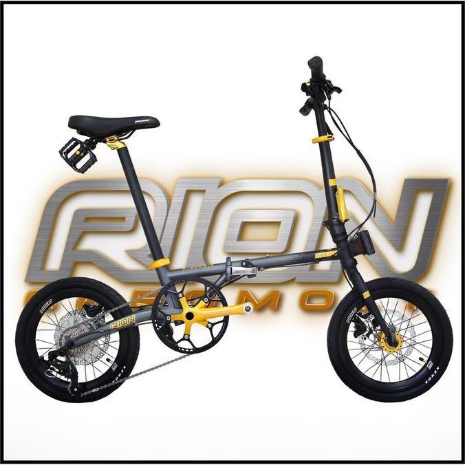 Terlaris Sepeda Lipat Maximo Piegare 16 Inch Rion Chromoly  Ex9 8.0 Outdoor