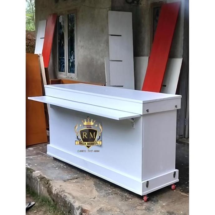 Terlaris Promo Bootj Lipat Koper Portable/ Booth Jualan / Meja Dagang / Booth Event Desk Stand