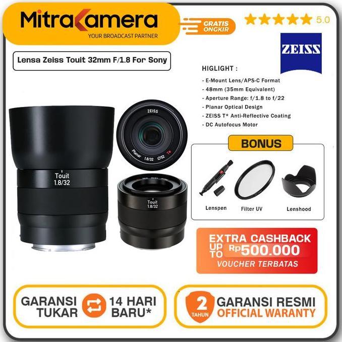 MVRA Zeiss Touit 32mm F/1.8 Lens