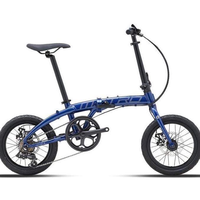 Terlaris Polygon Metro 2 Sepeda Lipat 7 Speed [16 Inch] Folding Bike - Blue