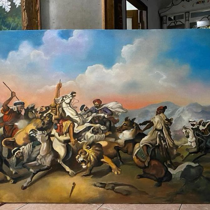 Terlaris Lukisan Raden Saleh Ukuran Besar 2Meter