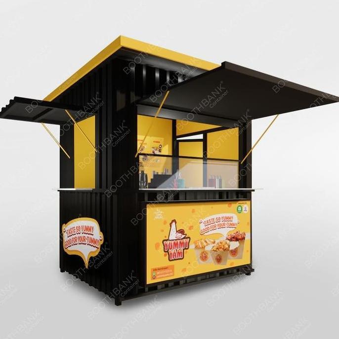 Terlaris Booth Container Kekinian Modern | Booth Kontainer Jualan