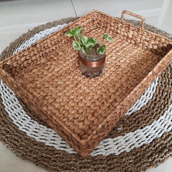 TERBARU - Tray Eceng Gondok / Baki Eceng Gondok / Tray BIG SIZE XXL