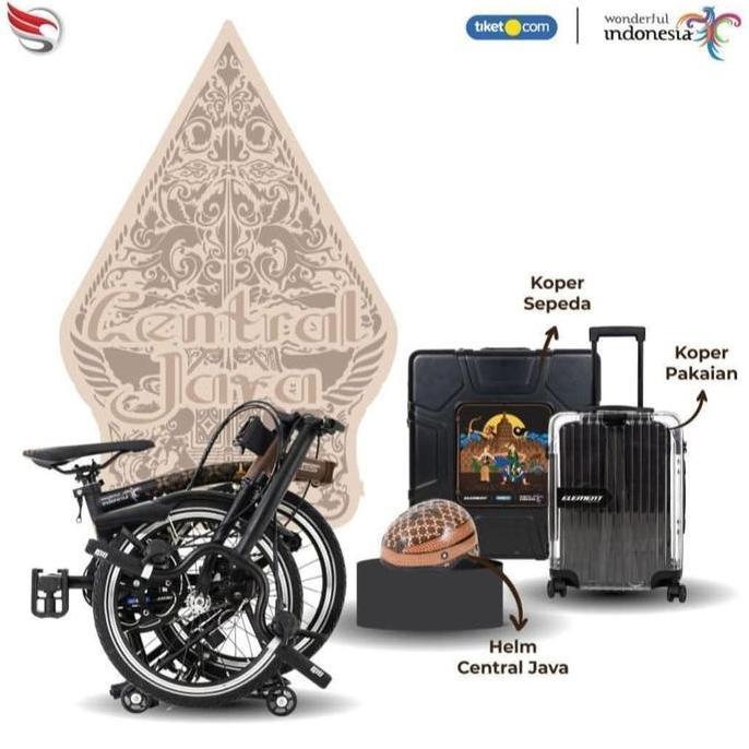 Terlaris Sepeda Lipat Element Pikes Central Java Edition Edisi Jawa Koper Helm