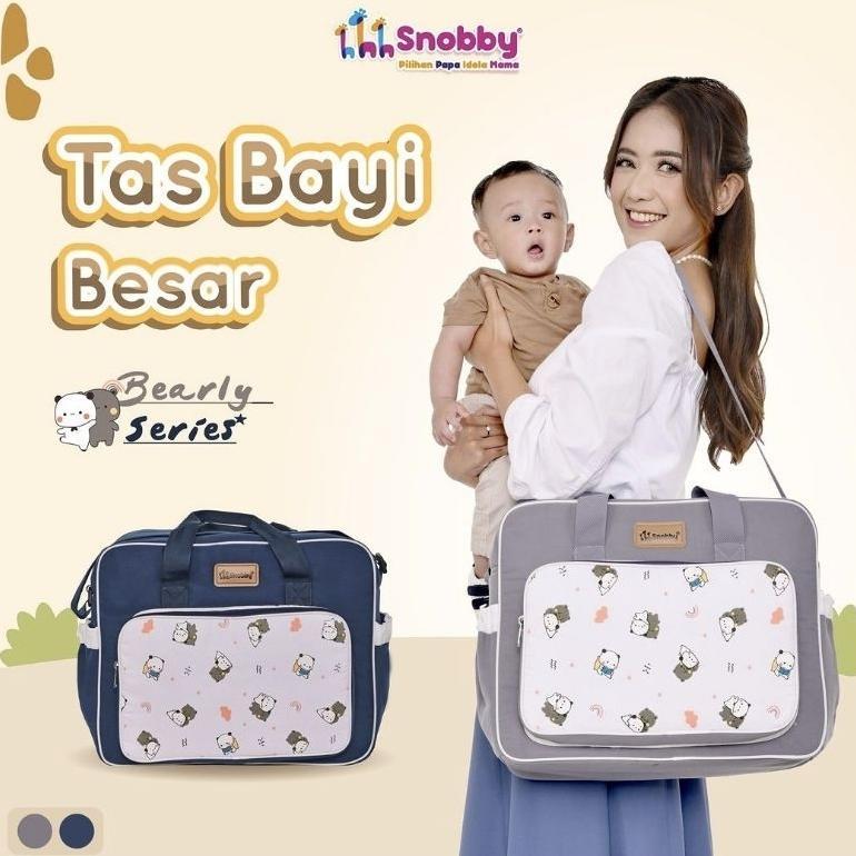SNOBBY BABY / MOM'S BABY / DIALOGUE Tas Bayi Multifungsi Diaper Bag Termurah Tas Bayi Premium Ransel