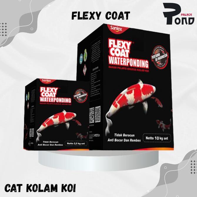 Cat Khusus Pelapis Kolam Koi Anti Bocor Flexycoat Wateonding 10Kg