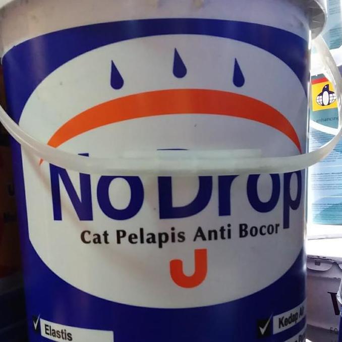 CAT PELAPIS ANTI BOCOR NO DROP ABU TUA KEMASAN 20 KG