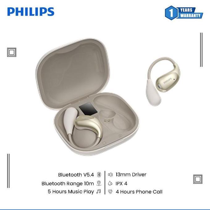 Philips Tat2769 Open Wireless Stereo Bluetooth Earphone Open Ear