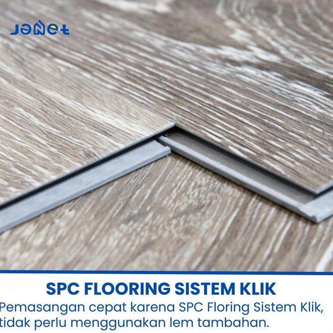 SPC Lantai 4mm Floor Click Klik Parkit Parkit Kayu Lantai Kayu Parquet TEB