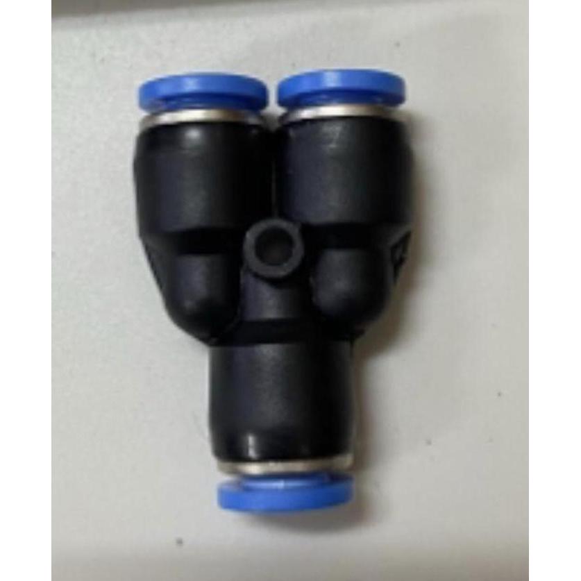 Fitting Y 6mm / Sambungan PU / Sambungan selang angin Y 6 mm