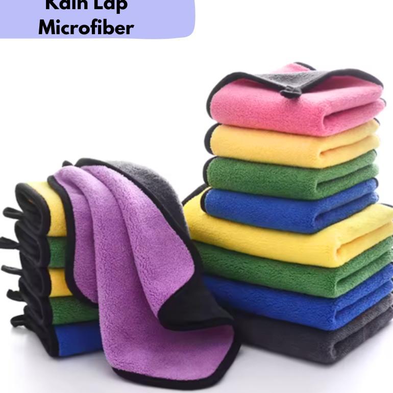 BestPromo Kain Lap Microfiber Premium Handuk Mini /Kain Lap Serap Dan Halus Kain Lap Micro Fiber Mob