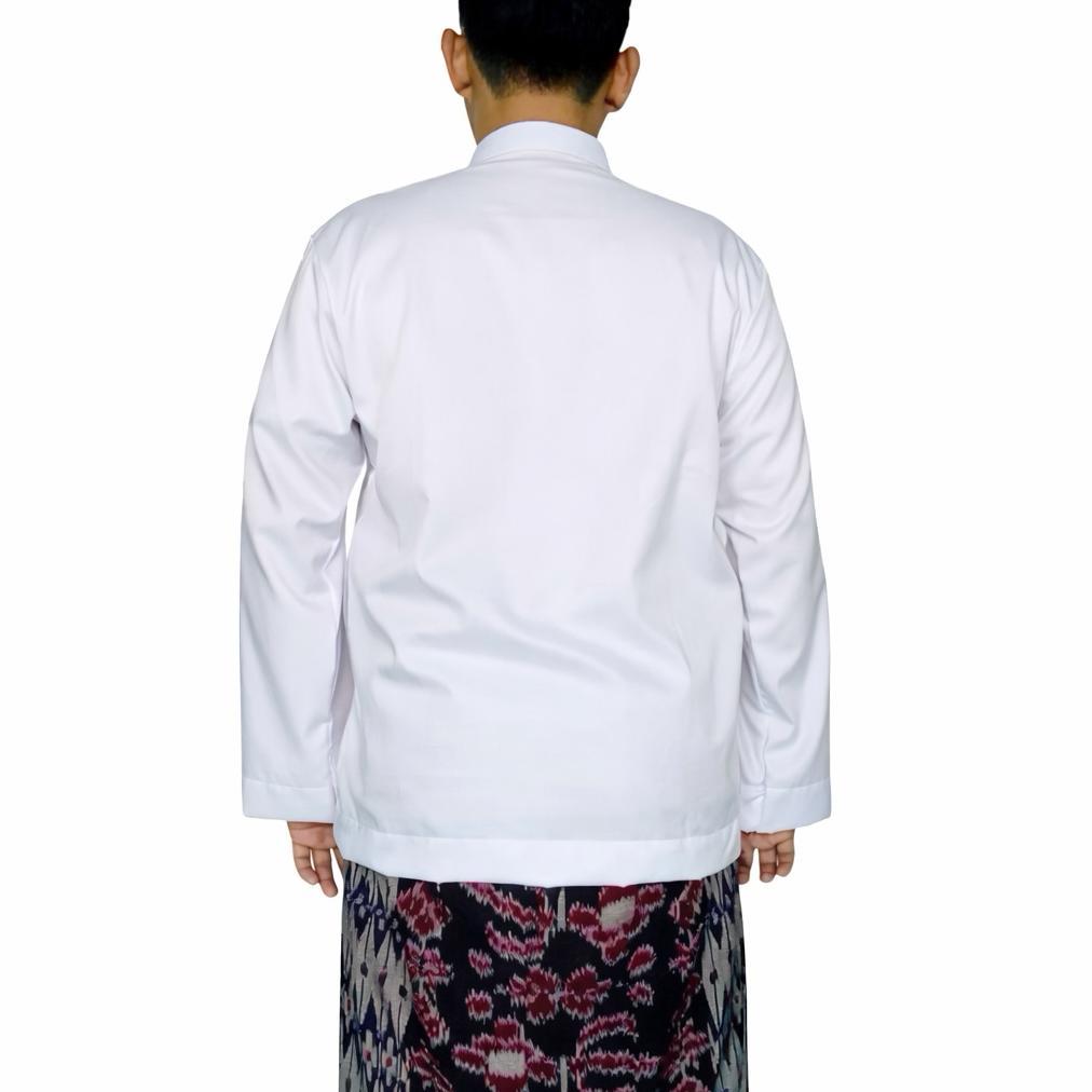 Promo Grosir Baju Koko Almahi Saku Samping Kerah Sanghai Muslim Pria Dewasa