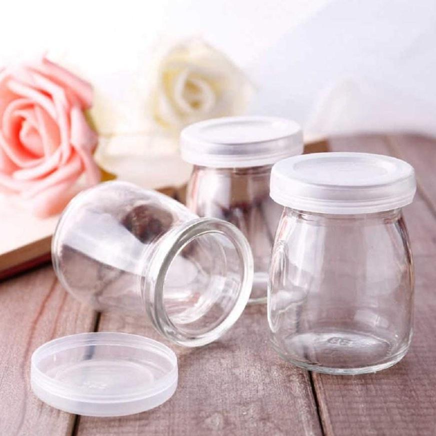 big promo 150ml toples kaca beling bening awet kuat murah tebal tahan panas botol jar kecil mini tem