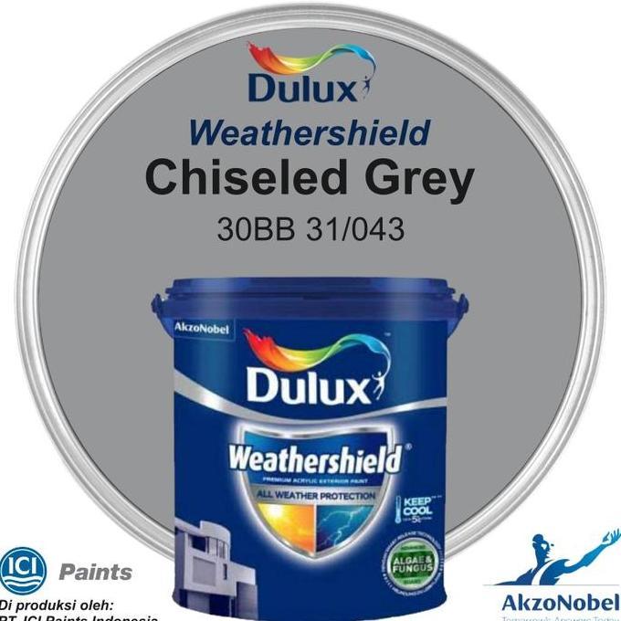 CAT DULUX WEATHERSHIELD 2.5 LT - CHISELED GREY 3031/043