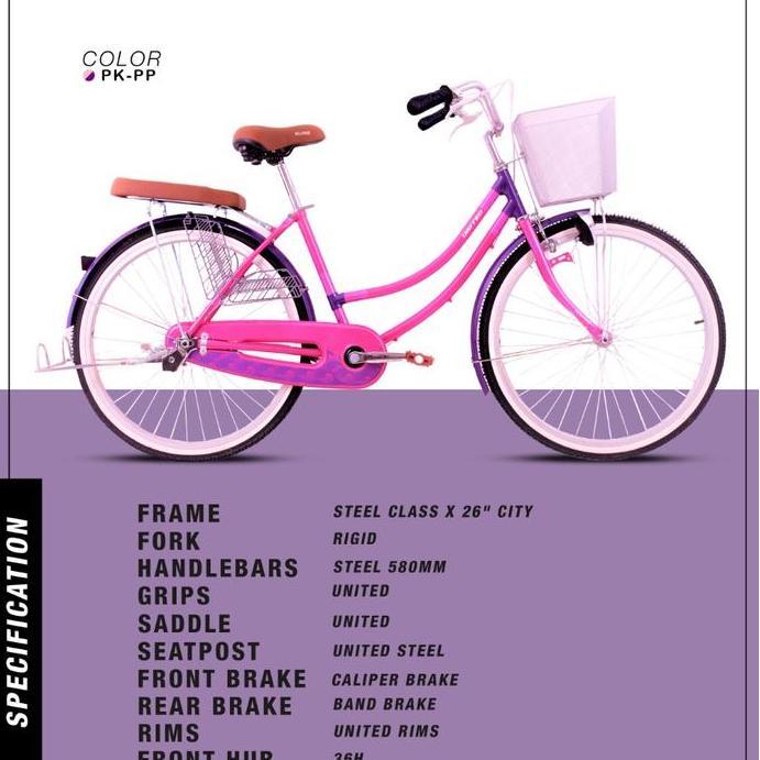 Terlaris Sepeda Mini / City Bike 26 United Class X