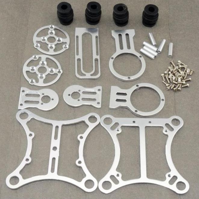TERBARU Super Light 2 Axis Metal Brushless Gimbal Frame Kit Gopro 3 DJI FPV BISA GRAB