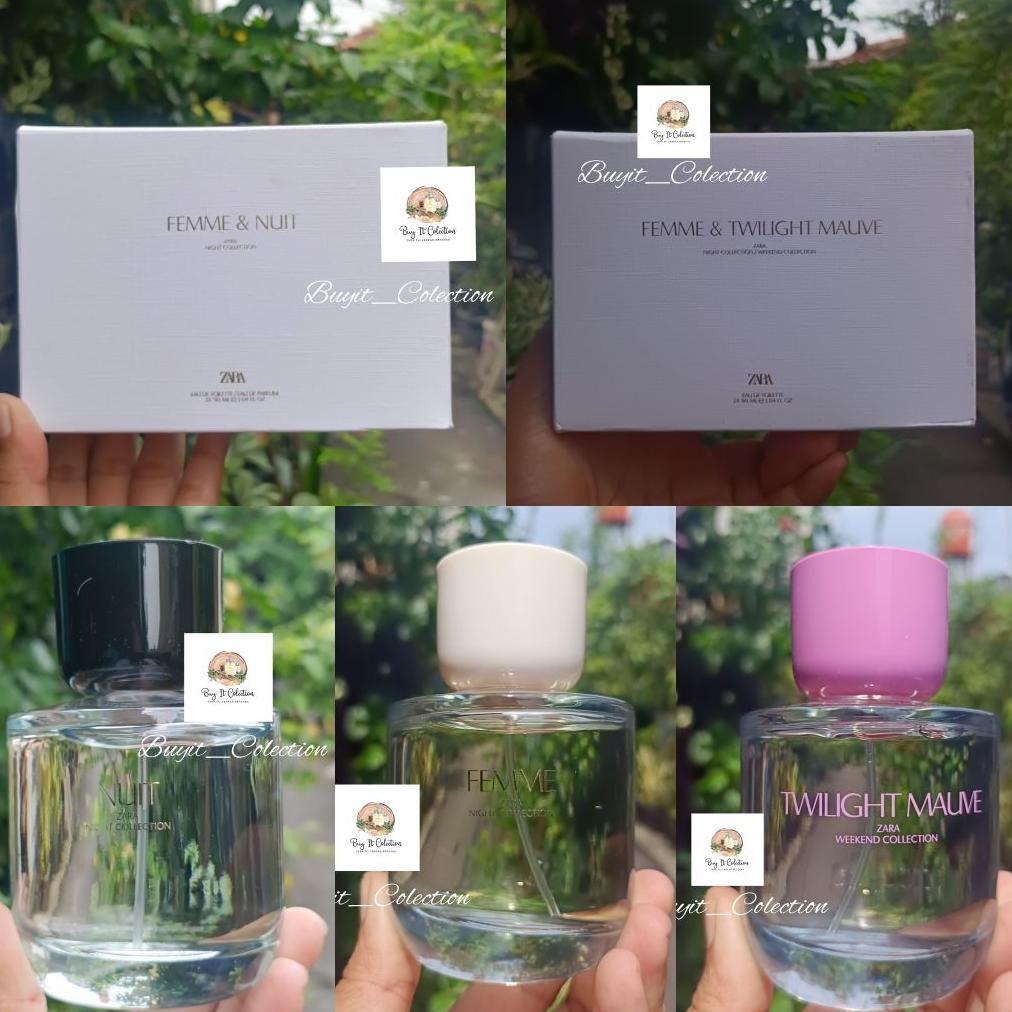 PARFUM ZARA NEW NUIT & FEMME /FEMME & TWILIGHT MAUVE / TUBEROSE & TWILIGHT MAUVE  ORIGINAL ZARA