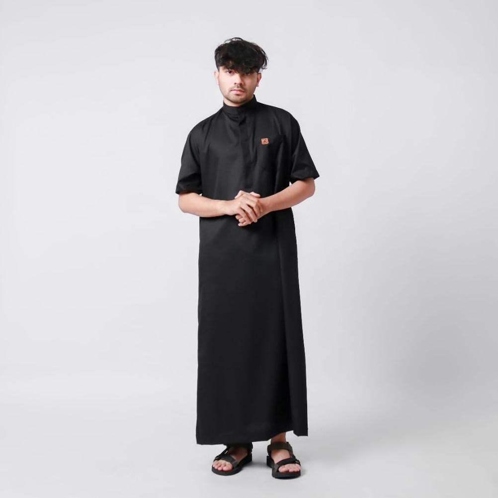 KUALITAS SUPER gamis pria jubah pria polos lengan pendek KEKINIAN