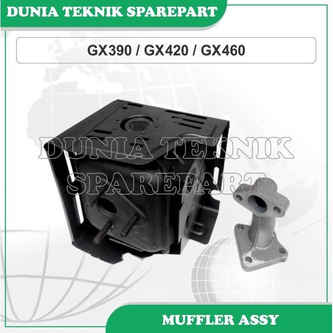 MUFFLER ASSY / KNALPOT / SILENCER GX390 GX420 GX460