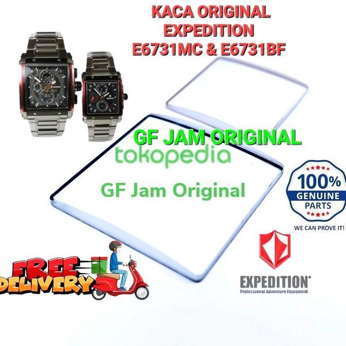 KACA JAM TANGAN EXPEDITION E6731 MC E 6731 BF ORIGINAL SPARE PART 100% murah