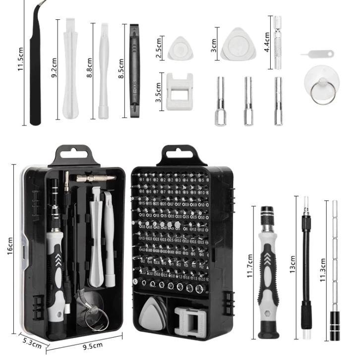 FREE ONGKIR REAIM  OBENG 115PCS OBENG HP FULL SET OBENG SET LENGKAP 115 IN 1 OBENG MULTIFUNGSI