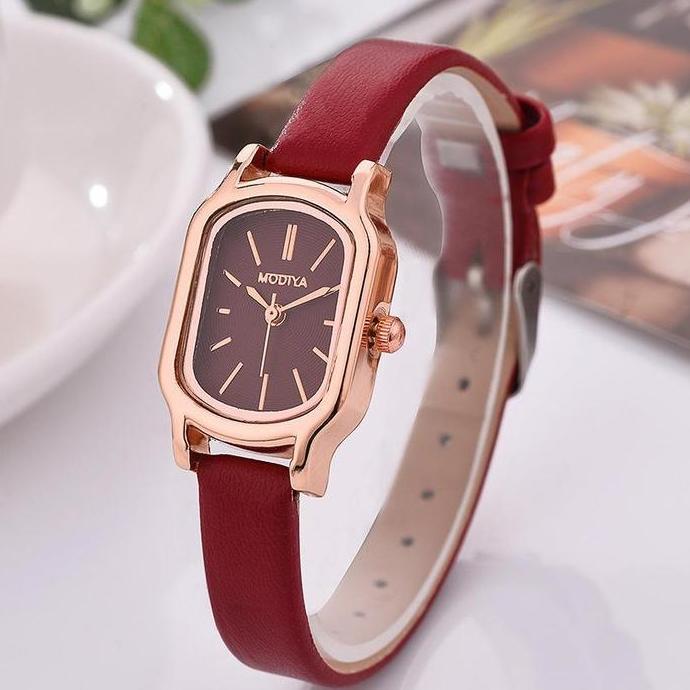 DS203 >> HOKI33 Jam Tangan Wanita JW-01[Bisa COD] Jam Tangan Wanita Model Terbaru - Jam Tangan Kulit