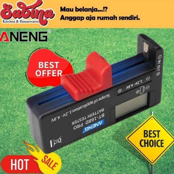 GOMOZSHOP Penguji Kapasitas Baterai Tester Capacity Digital 18650 AA AAA