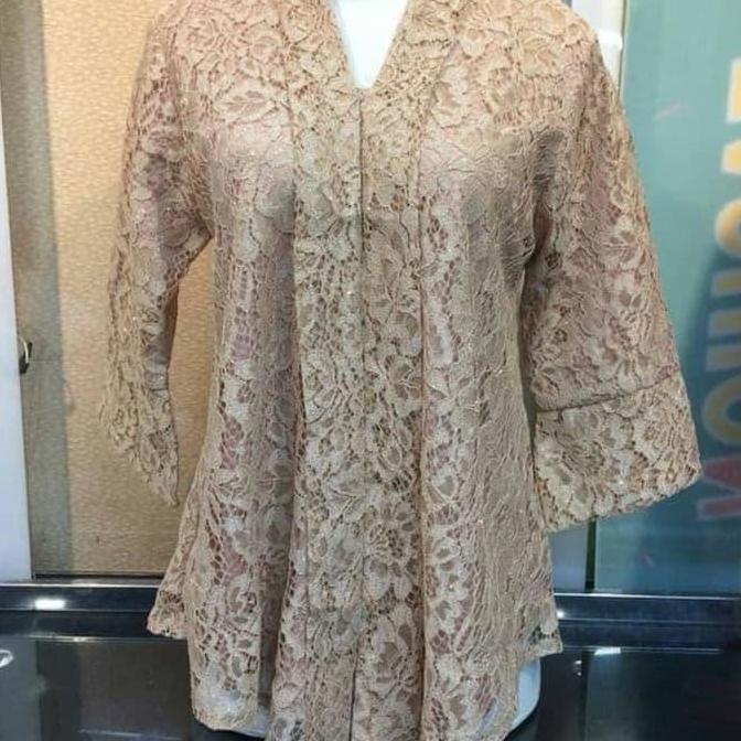 DS188 >> Atasan Kebaya Modern Brokat Floy Milo