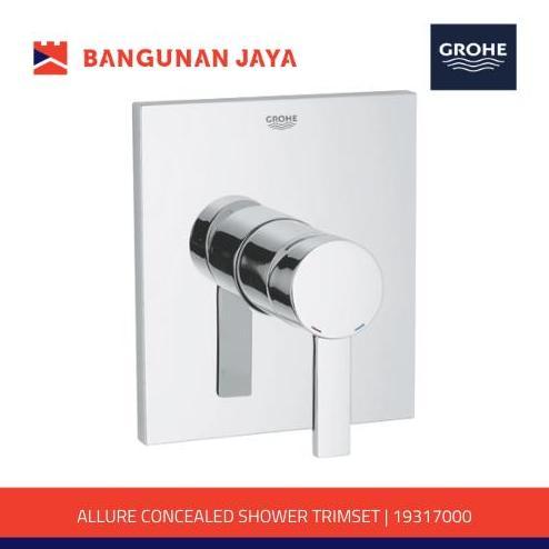 GROHE ALLURE CONCEALED SHOWER TRIMSET KERAN SHOWER TANAM DINDING PANAS DINGIN  | 19317000