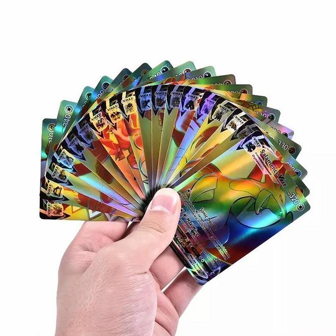 LOLOMY Pokemon VMAX Card/Kartu Pokemon VMAX/100pcs