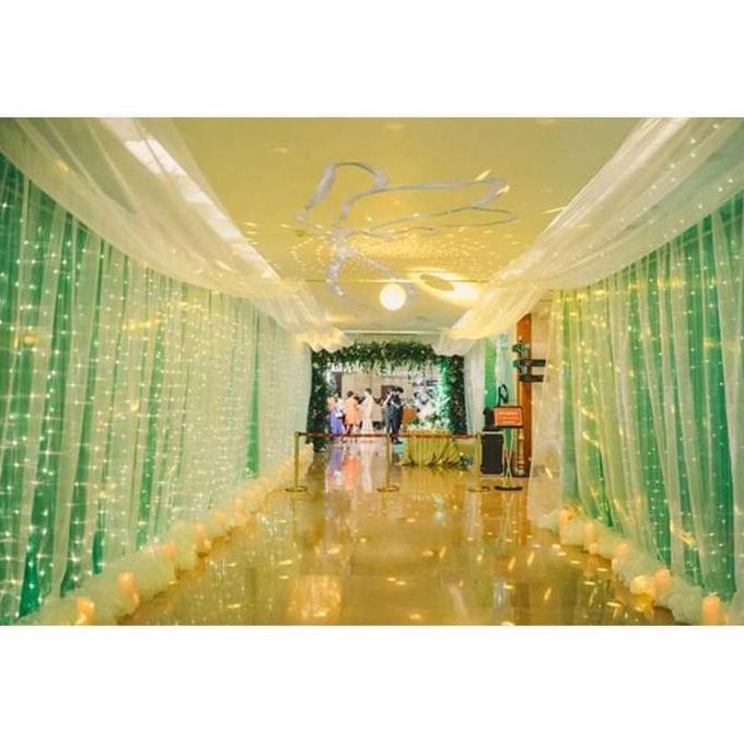 WACAMEY TaffLED Lampu Hias Gorden Gantung LED Dekorasi 3x3 Meter