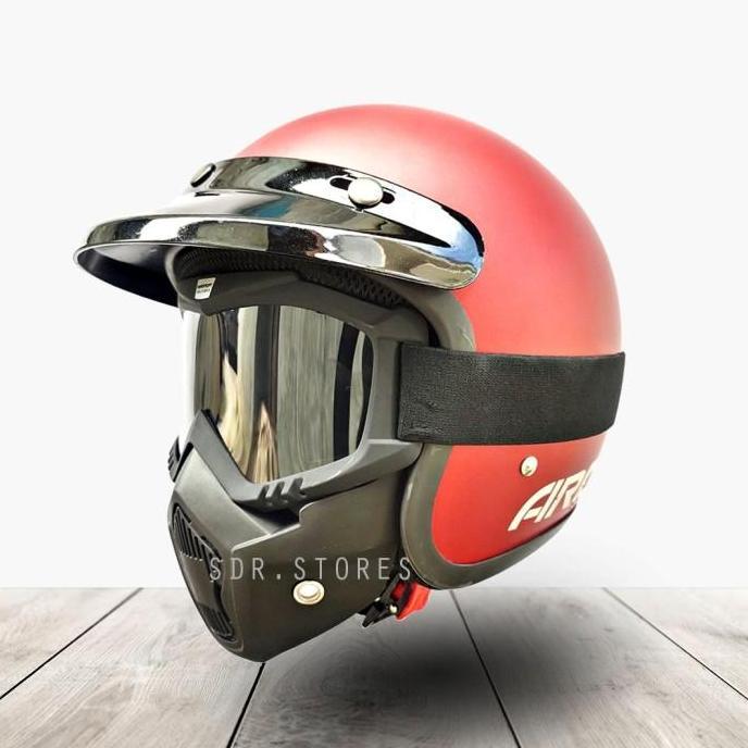 helm retro kaca google mask helm bogo kaca google masker helm kacamata