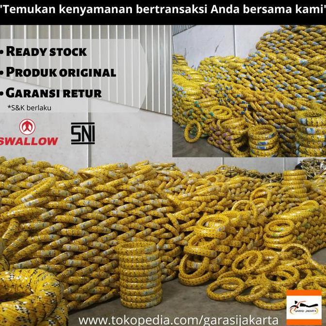 BAN LUAR MOTOR SWALLOW 350-18 RING 18 SB-135 CLASSIC SWALLOW