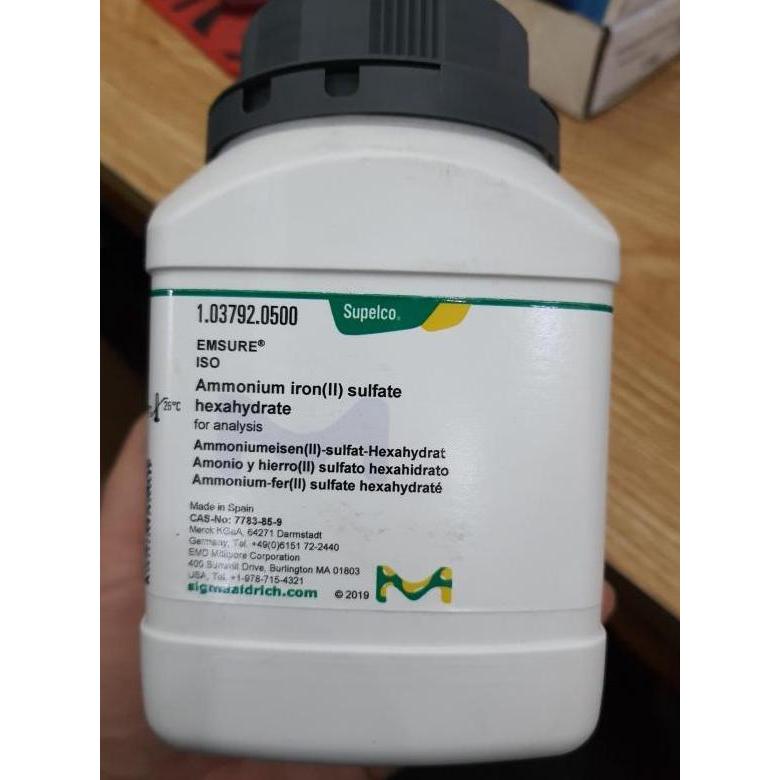 TERLARIS - Ammonium iron II sulfate hexahydrate | Merck 1.03792 | Repack 50 Gr