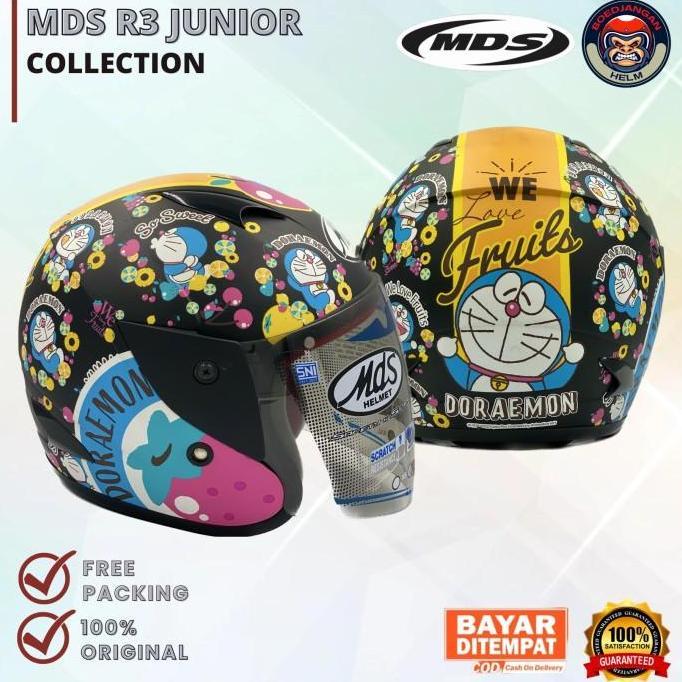 HELM MDS R3 JUNIOR GRAPHIC COLLECTION - HELM MDS ANAK- HELM HALF FACE