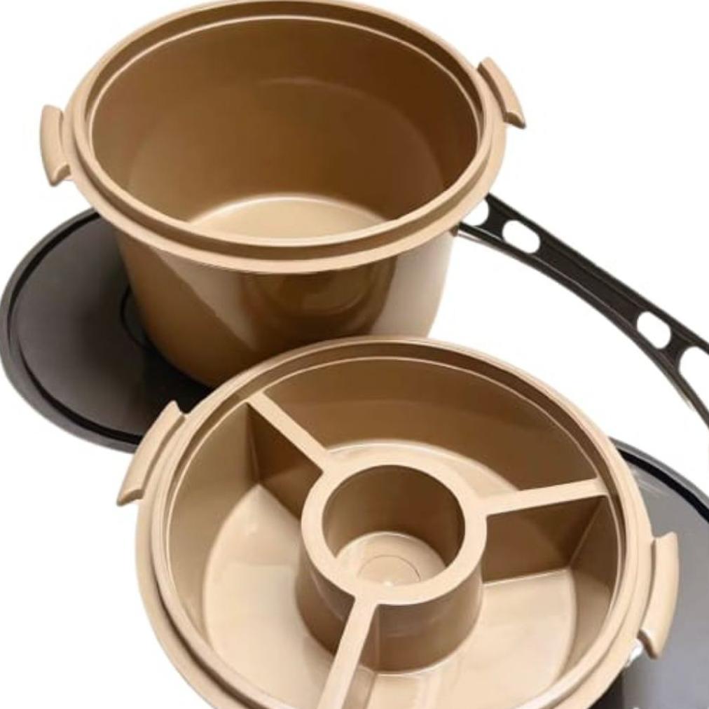 new product rantang susun 2 coklat - rantang hajatan - rantang berkat