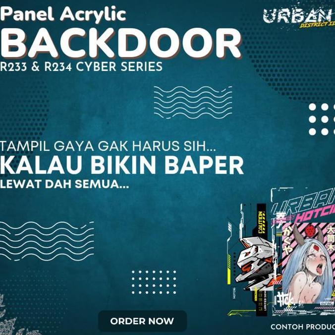Promo Cyber Style - Panel Backdoor R233 & R234 Part 2 By URBAN DISTRICT ID Diskon