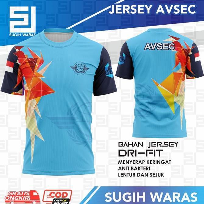 JERSEY AVSEC PENDEK / KAOS DRIFIT AVSEC