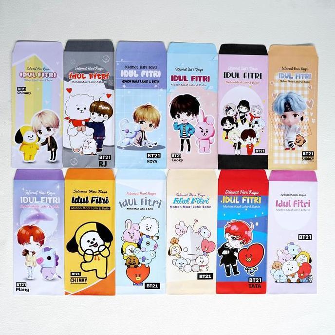 PAKET GROSIR 50PACK BESAR AMPLOP LEBARAN LAT