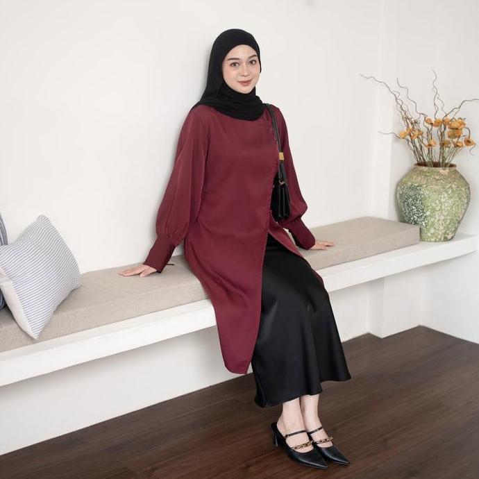 COTTONARY Yiran Tunic | Tunik Wanita Lebaran Hari Raya HARA