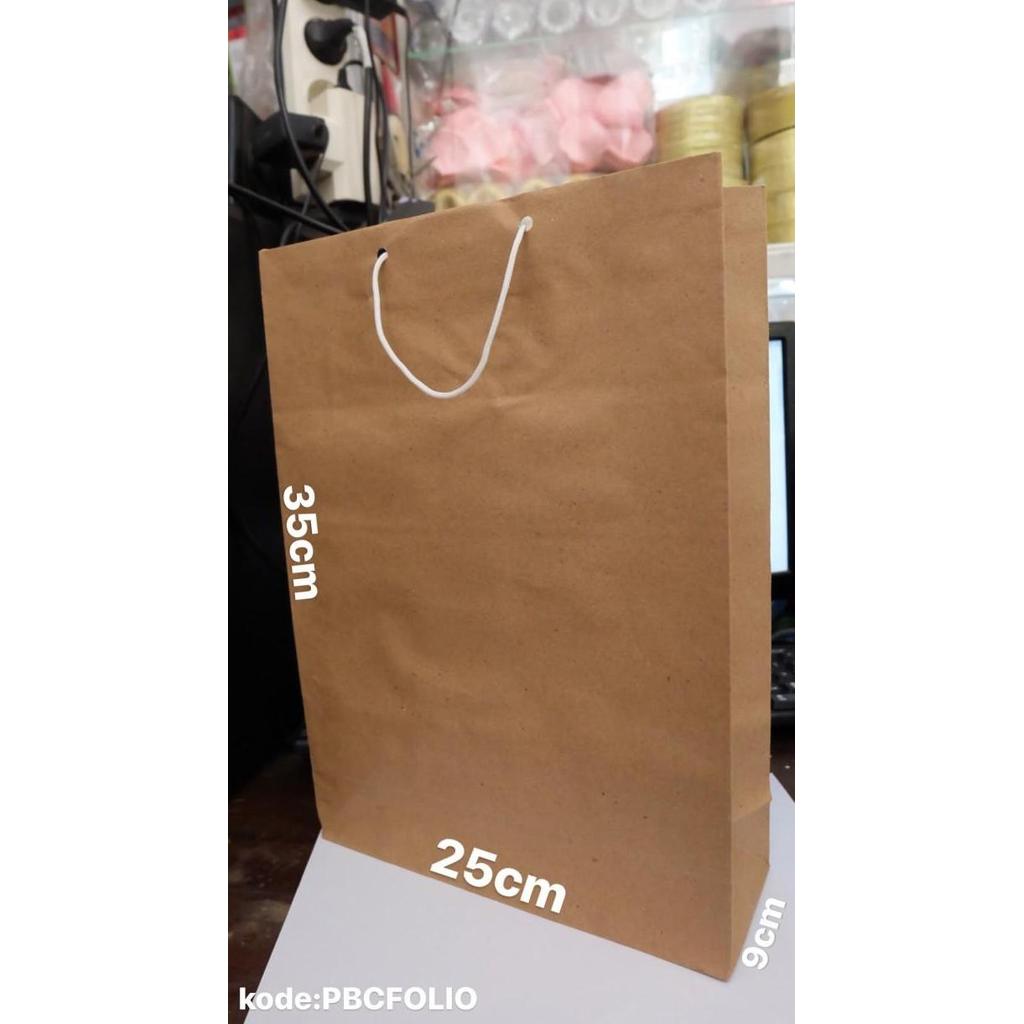 paper bag polos / paper bag coklat besar