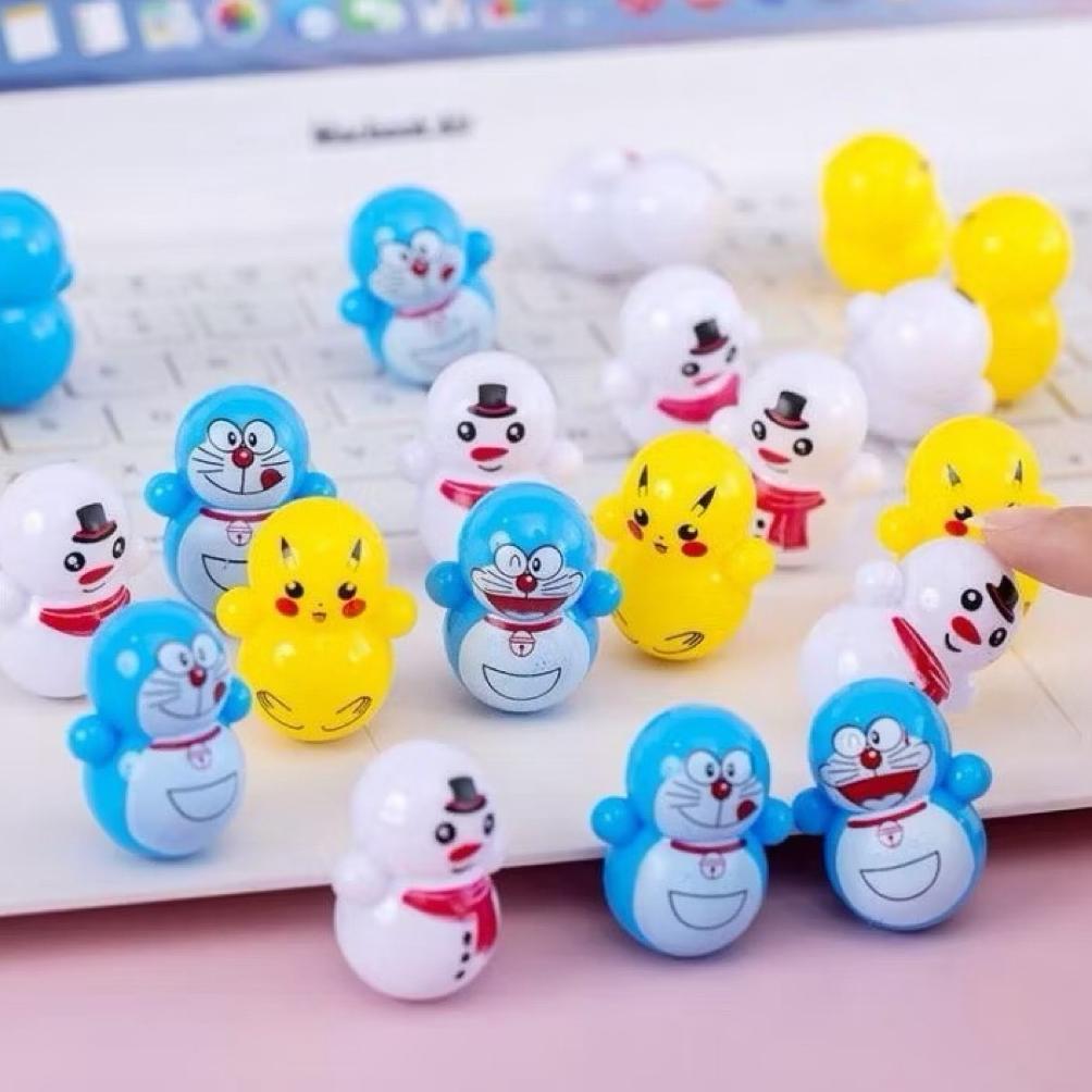 BIG SALE mainan doraemon Mainan Anak Boneka Goyang Tumbler Mini Stress Relief Toy