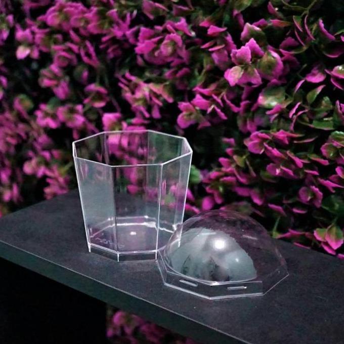 Best Seller Cup Puding Ch-26 Isi 10Pcs/ Gelas Puding Pudding / Jar Puding Plastik / Tempat Puding Mi