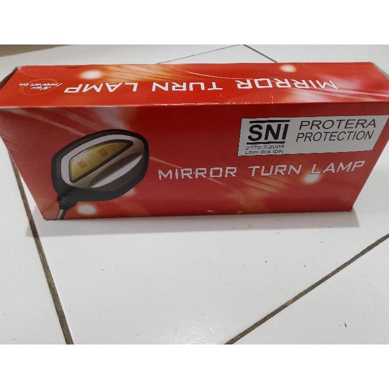 New Baru Ori Ahm - Spion Lampu Menyala Spion Led (Beat, Genio, Vario, Dll)