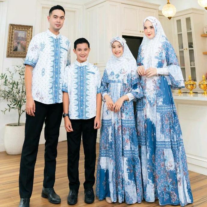 Setelan Pakaian Keluarga Couple Zayyana Rayya Luxury Series Eldeena