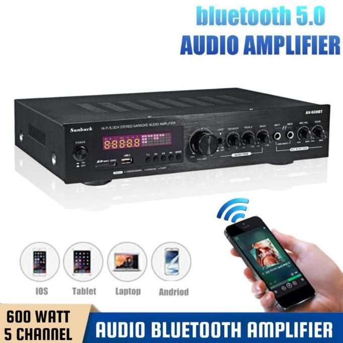 Audio Amplifier Bluetooth Karaoke Bluetooth Power Amplifier Audio Terbaru