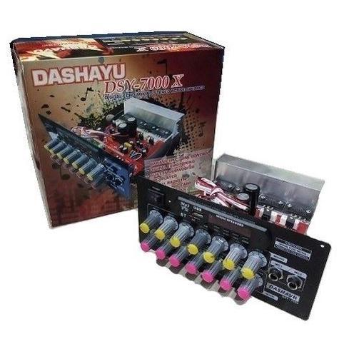 Kit Power Speaker Active Aktif Digital Echo Mixing Stereo Tr Sanken + Mp3 Bluetooth Dashayu Dsy-7000